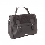 Beau Design Stylish Black Color Imported PU Leather Sling Crossbody Handbag With Adjustable Strap For Women's/Ladies/Girls